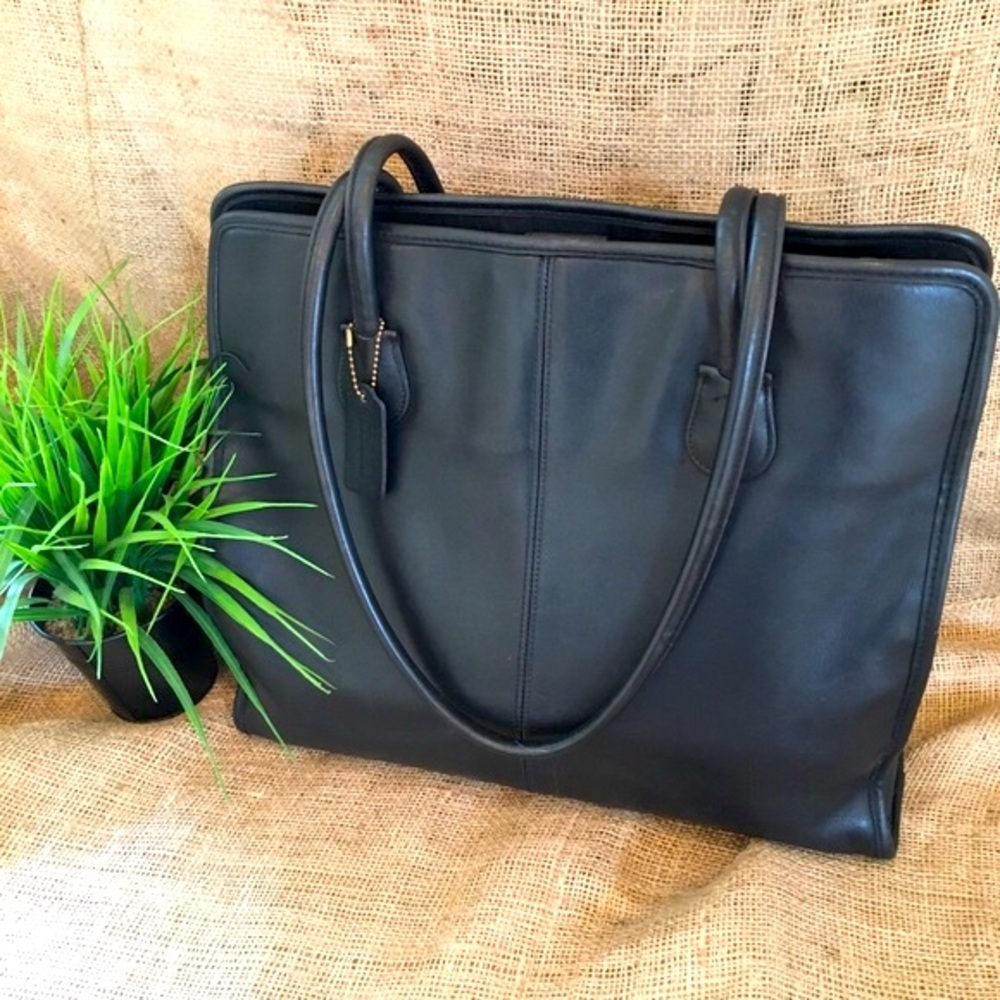 Vintage Coach 7303 Tote Briefcase Carryall  Bag